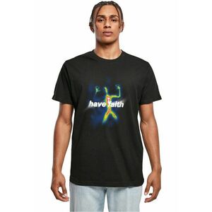 Tricou cu decolteu la baza gatului si imprimeu imagine