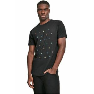 Tricou din bumbac cu imprimeu text imagine