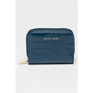 Portofel cu logo si aspect de piele de crocodil imagine