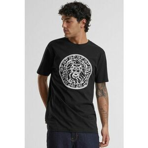 Tricou cu model text si imprimeu grafic imagine