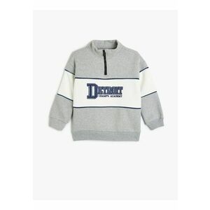 Bluza de trening cu fenta cu fermoar imagine