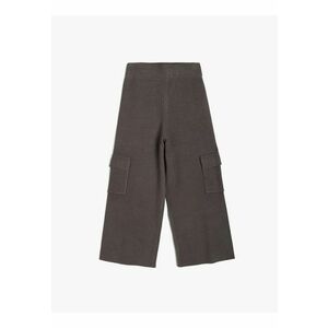 Pantaloni cargo cu croiala ampla imagine