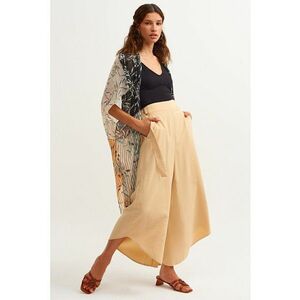 Pantaloni vaporosi cu talie inalta imagine