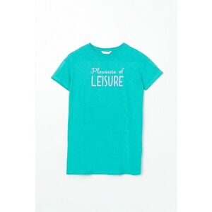 Tricou de pijama cu imprimeu text imagine