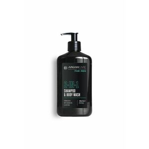 2 in 1 Sampon & gel de dus pentru barbati - cu ulei de argan si cafeina - 400 ml imagine