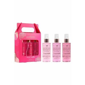 Set Cadou Tempting Trio - Sweet Vanilla & Almond Glaze - Sprayuri Parfumat pentru Par si Corp - 3 x 100 ml imagine