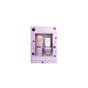 Set cadou copii balsam de buze cu parfum de bezea & oja pe baza de apa cu parfum de coacaze - 2 buc imagine