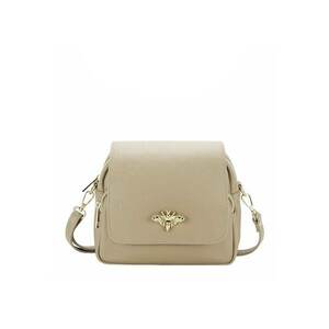 Geanta mica din piele naturala 1502 122 Bej 14545 imagine