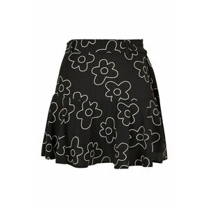 Fusta evazata cu cordon in talie imagine