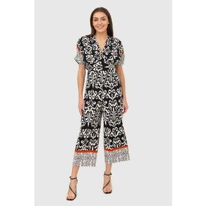 Salopeta neagra si crem cu decolteu ascutit PA600 BLACKCREAM imagine