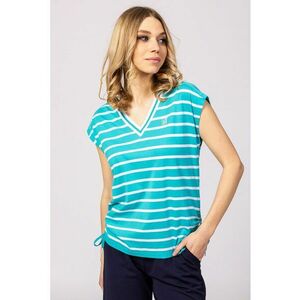 Tricou din amestec de modal cu decolteu in V Malky imagine