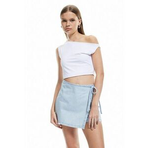 Fusta-pantalon din denim imagine