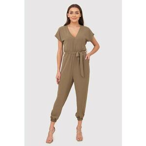 Salopeta cu maneci scurte si decolteu in V PA525 imagine