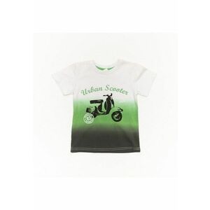 Tricou model scuter copii - din bumbac - 23320 - Verde - imagine