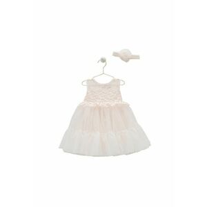 Rochita Eleganta cu Tulle - pentru Fetite - Bentita Asortata - ELB7901 imagine