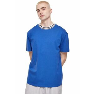 Tricou din bumbac cu decolteu la baza gatului imagine