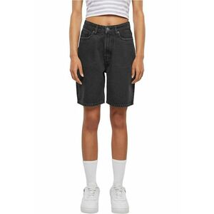 Pantaloni scurti din denim cu talie inalta imagine