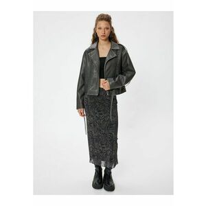 Fusta cambrata cu model imagine