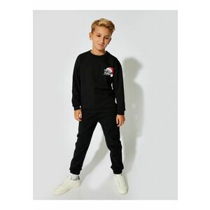 Pantaloni de trening uni cu talie ajustabila imagine