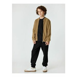 Pantaloni de trening din amestec de bumbac imagine