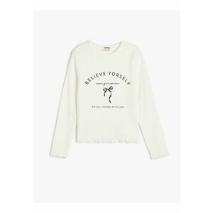 Bluza din amestec de bumbac cu model grafic imagine