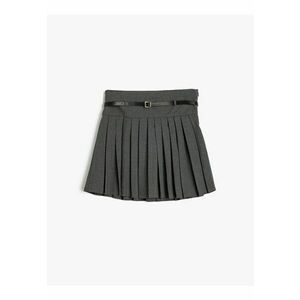 Fusta plisata cu o curea imagine