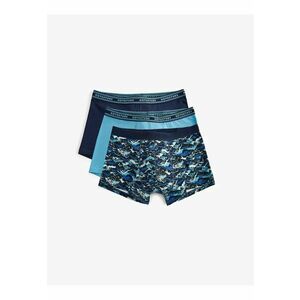 Set de boxeri din bumbac cu imprimeu - 3 perechi imagine