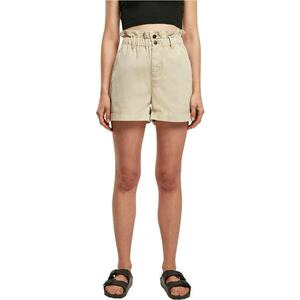 Pantaloni scurti cu terminatii pliabile si talie inalta imagine