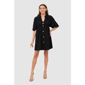 Rochie cu decolteu cu nasturi DA1757 imagine