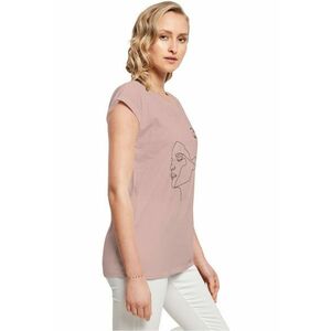 Tricou cu maneci rulate si imprimeu grafic imagine