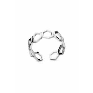 Inel reglabil Fagure de Miere din Argint 925 imagine