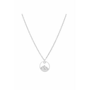 Lant cu pandantiv MUNTE din Argint 925 - reglabil 47-50 cm - pentru barbati imagine