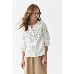 Camasa din amestec de in cu design cu perforatii imagine