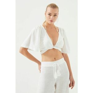 Bluza pentru plaja - Bumbac/Viscoza - Galben imagine