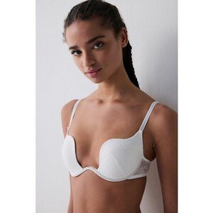 Sutien push-up cu strat exterior din dantela imagine