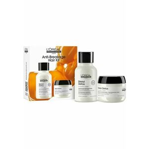 Set Travel Size Duo L'Oréal Professionnel Serie Expert Metal Detox pentru curatarea metalelor din par - toate tipurile de par decolorat - colorat sau cu balayage - Sampon 100ml + Masca 75ml imagine