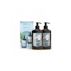 Set Sampon & Balsam cu Biotina - pentru par uscat sau deteriorat - 400 ml x 2 imagine