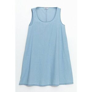 Rochie midi cu decolteu rotund imagine