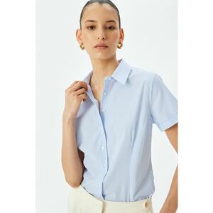 Camasa cu maneci scurte si model in dungi imagine