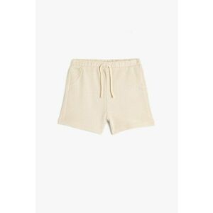 Pantaloni scurti din bumbac cu snururi de ajustare imagine