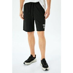 Bermude cu imprimeu text imagine