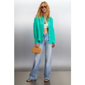 Camasa supradimensionata cu buzunar pe piept Gaia imagine