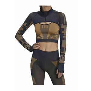 Bluza crop cu inchidere cu fermoar - imagine