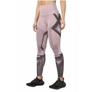 Colanti sport dama poliamida/poliester/elastan - roz/gri - imagine