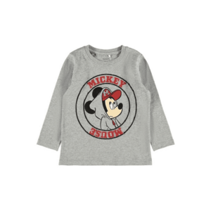 Bluza copii - Mickey Mouse - Bumbac - Gri imagine