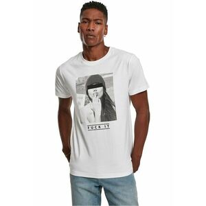 ter tee -Tricou unisex cu decolteu la baza gatului si imprimeu foto imagine