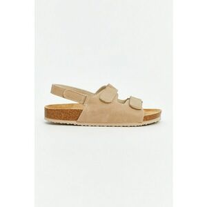 Sandale de piele intoarsa sintetca cu velcro imagine