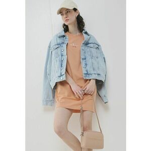 Rochie-tricou din amestec de bumbac imagine