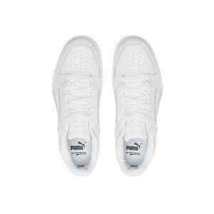 Tenisi barbati - Piele naturala - Alb imagine