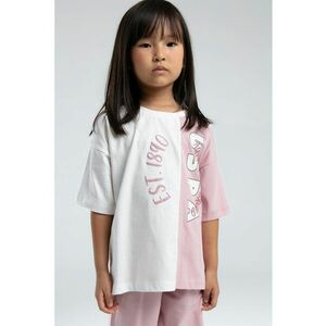 Trening de bumbac cu pantaloni scurti si doua nuante imagine